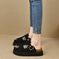 Round Toe Platform Loafers