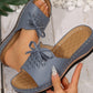 Bow Open Toe Sandals