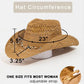 Fame Beaded Cowrie Shell Straw Weave Western Cowboy Hat