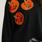 Halloween Pumpkin Round Neck Sweatshirt