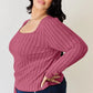 Basic Bae Full Size Ribbed Long Sleeve T-Shirt