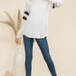 Celeste Full Size Plaid Detail Long Sleeve T-Shirt