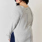 Basic Bae Full Size Ribbed Round Neck Slit T-Shirt