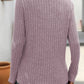 Mandy Ribbed V-Neck Long Sleeve T-Shirt