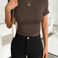Devine Round Neck Short Sleeve T-Shirt