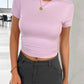 Devine Round Neck Short Sleeve T-Shirt