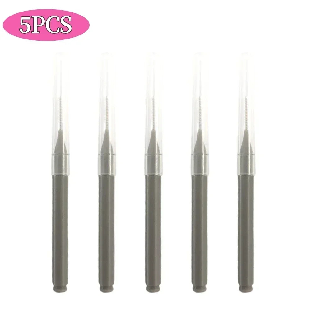 5/10/50PCS Mini Eyebrow Brush Brow Perm Brush Disposable Brow Lifting Brushes Bendable Micro Eyelash Brush Applicators Tools