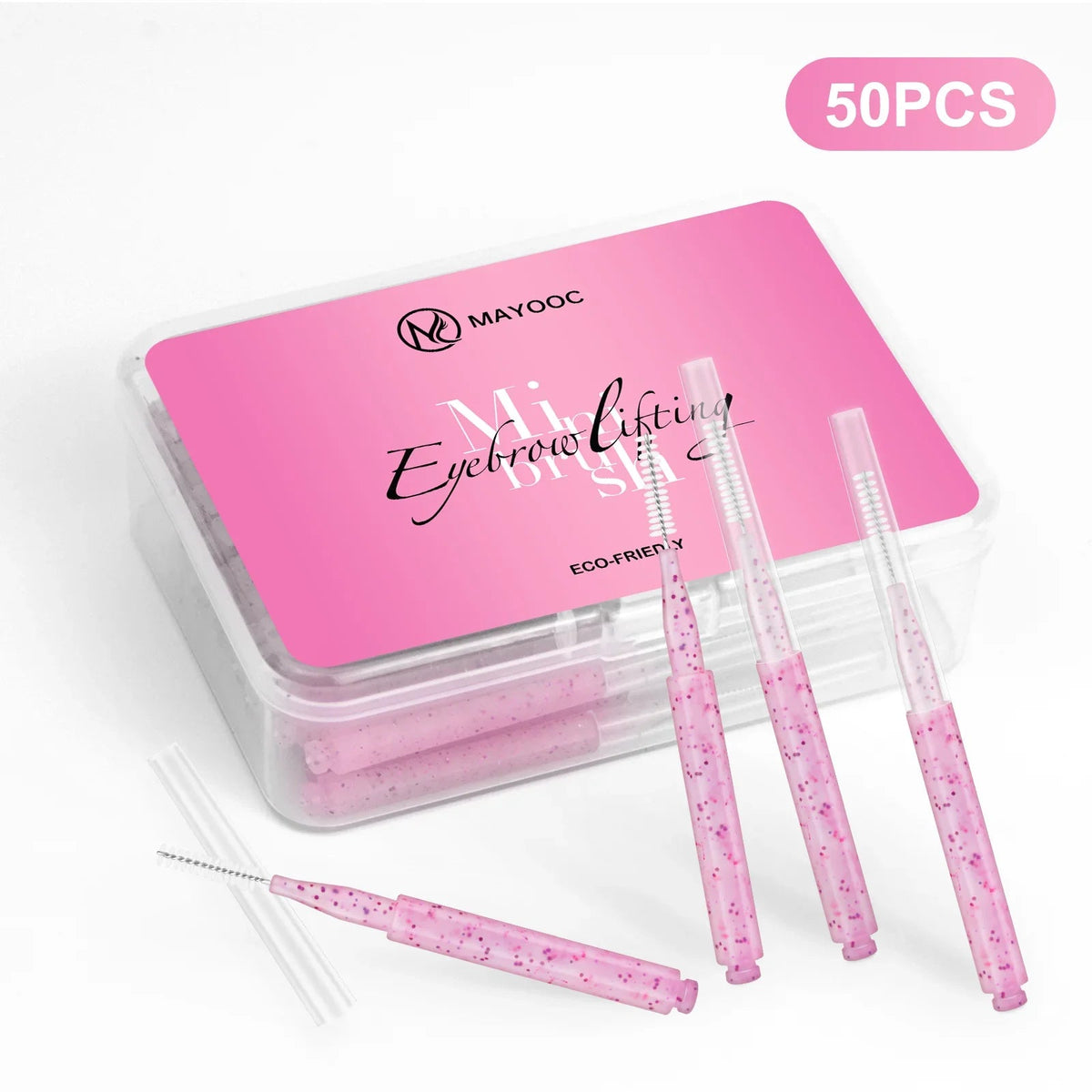 5/10/50PCS Mini Eyebrow Brush Brow Perm Brush Disposable Brow Lifting Brushes Bendable Micro Eyelash Brush Applicators Tools