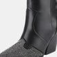 Weeboo Chunky Heel Rhinestone Decor Western Boots