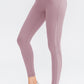 Wide Waistband Slim Fit Long Sports Pants