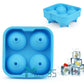 Ice Cube Tray, Set of 2 Honeycomb Shape Silicone Ice Cube Mold with Lid Storage