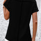Mandy Striped Round Neck Short Sleeve T-Shirt