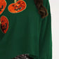 Halloween Pumpkin Round Neck Sweatshirt