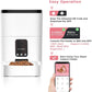 Pet Feeder,6L Automatic Pet Feeder for Cats and Dogs,1080P Camera,App Control,Voice Recorder,Timed Feeder for Schedule Feeding, Dual Power Supply,Wifi Pet Food Dispenser with App Control