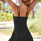 Double-Strap Tied Swim Dress