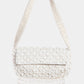Fame Beaded Fringe Rectangle Shoulder Bag