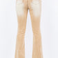 American Bazi V-Cut Ruched Flare Pants
