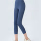 Wide Waistband Cropped Sports Leggings