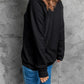 Pumpkin Round Neck Long Sleeve Sweatshirt