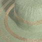 Fame Metallic Accent Trim Floppy Sun Hat