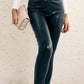 Ivy Lane PU High Waist Straight Pants