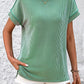 Mandy Striped Round Neck Short Sleeve T-Shirt