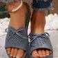 Bow Open Toe Sandals