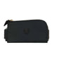 Versace Small Black Leather Matte Medusa Zip Card Case