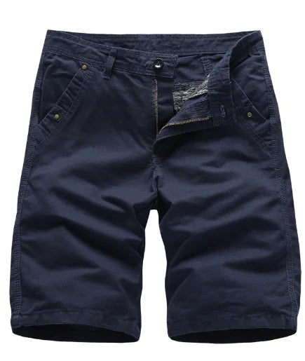 Men's Cotton Cargo Shorts for Summer (One Piece)