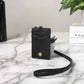 Tory Burch (136584) Emerson Black Saffiano Leather Necklace Lanyard Card Case