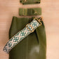 Blake Shoulder Bag -Olive Croc