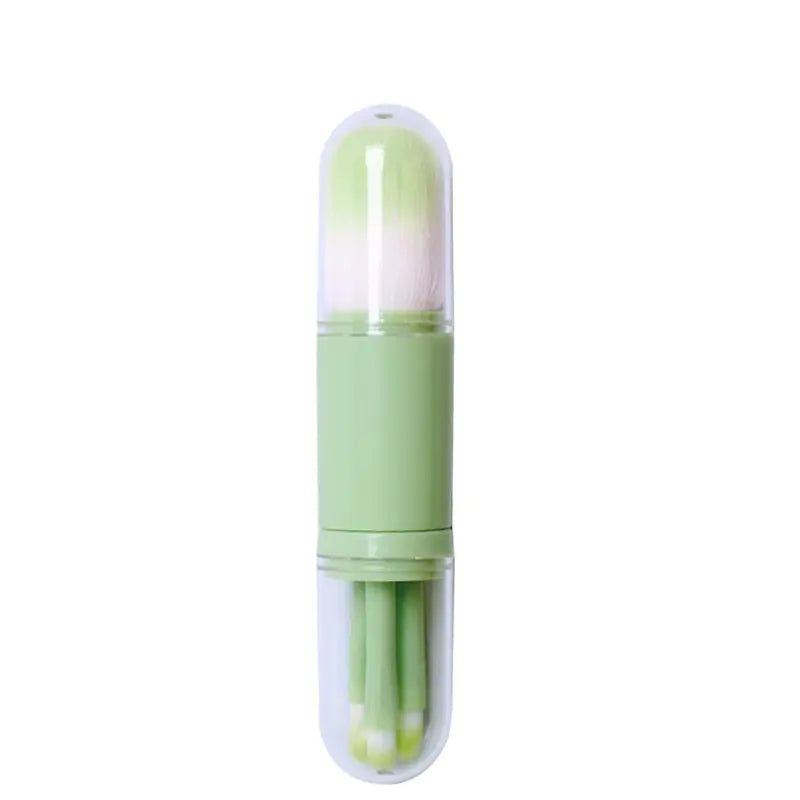 4-in-1 Retractable Mini Makeup Brush Set
