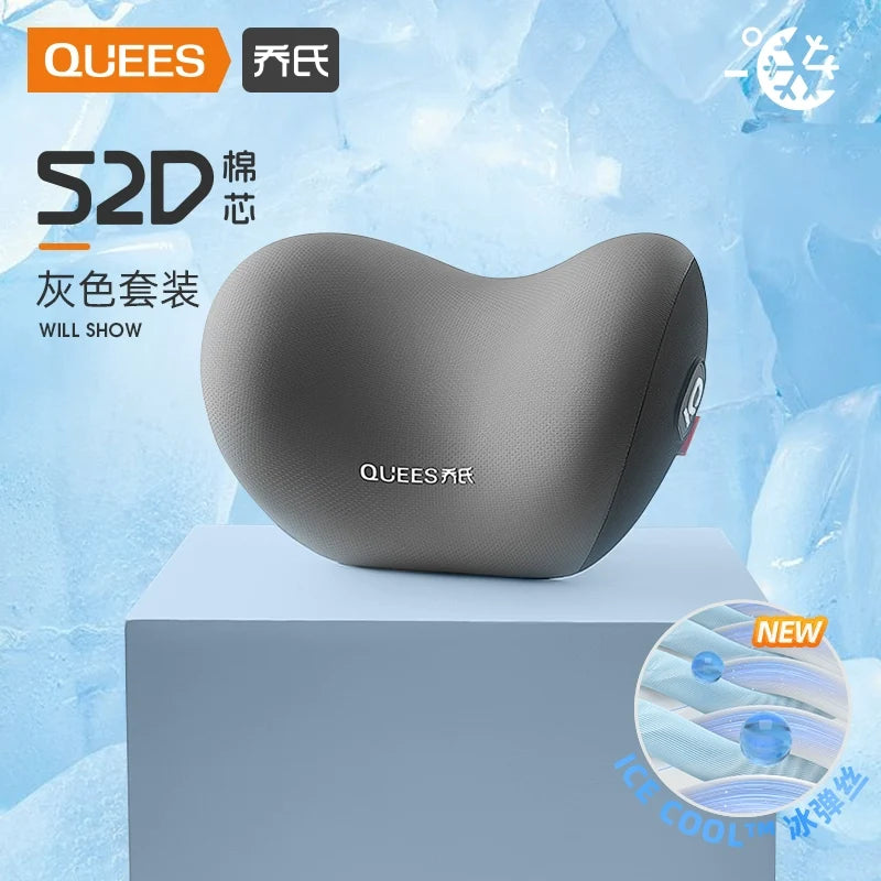 Qiao's Seat Lumbar Cushion Automotive Headrest