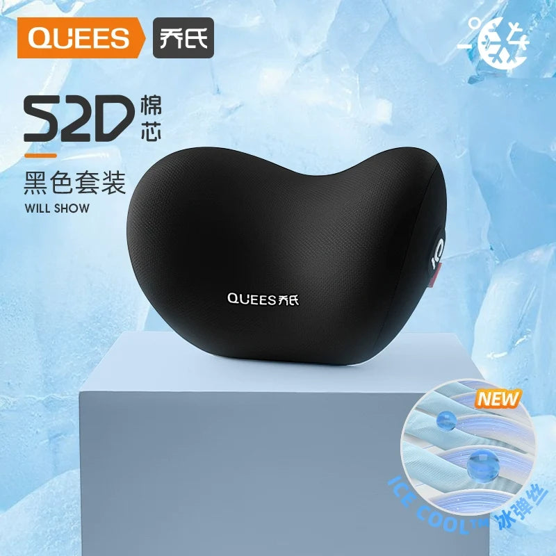 Qiao's Seat Lumbar Cushion Automotive Headrest