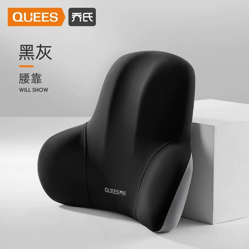 Qiao's Seat Lumbar Cushion Automotive Headrest