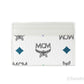 MCM Spectrum White Blue Visetos Leather Card Case