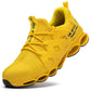 Kezhiho Steel Toe Shoes for Men Women Cushion Comfortable Work Shoes Lightweight Breathable Sneakers Slip Resistant Indestructible Construction Industrial Safety Shoes (KZHUS-D0200442)