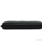 Michael Kors Jet Set Travel Large Black Leather Silver Continental Wrist Wallet