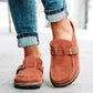 Round-Toe Low-Heel Women's Sandals Colorful
