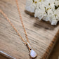 Moonstone Teardrop Pendant Necklace