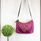 Versace Small Dahlia Nylon Medusa Pendant Crossbody Shoulder Bag