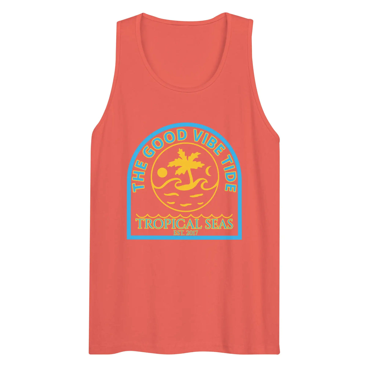 Men's Premium Island Life Tropical Tank Top