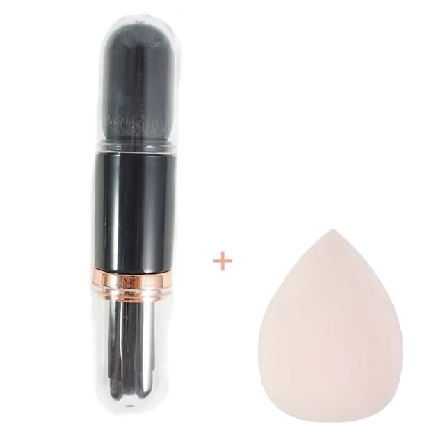 4-in-1 Retractable Mini Makeup Brush Set