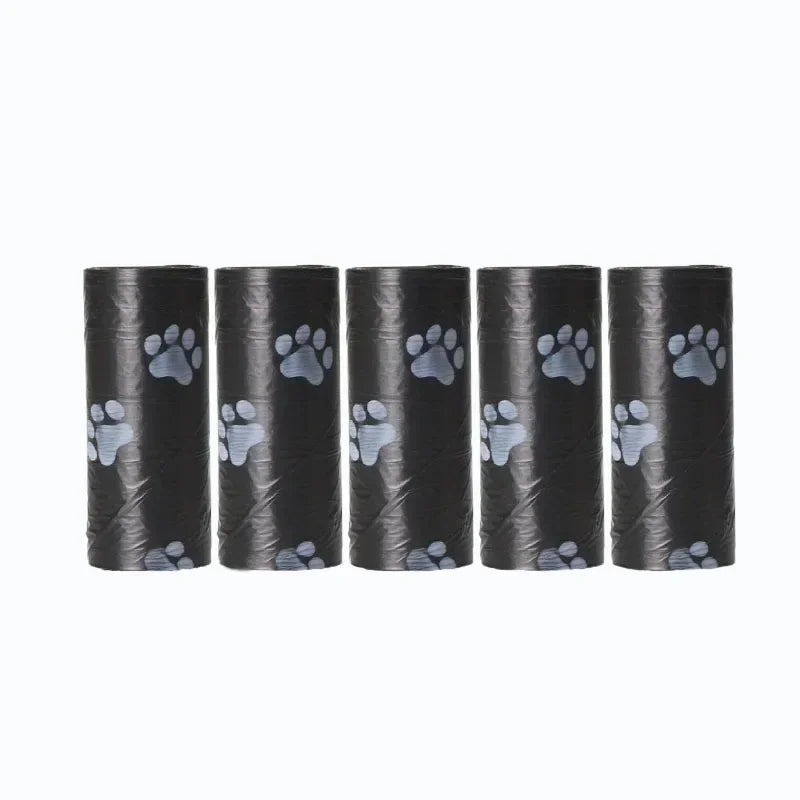 5Rolls 100pcs Cat Dog Poop Bags Outdoor House for Dogs Clean Refill Garbage Bag Dog Accessories