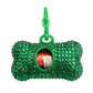 Mini Rhinestone Pet Garbage Bag Dispenser Dog Poop Garbage Stand Portable Cat Poop Storage Box Animals Articles Dog supplies