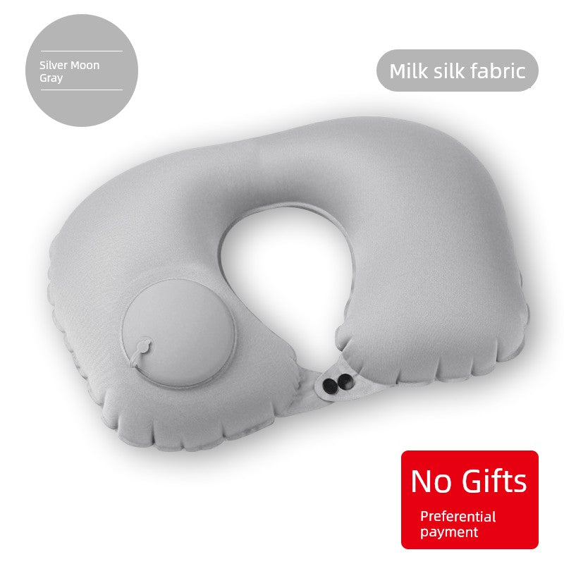 Car Press Neck Protection Travel Inflatable U Pillow