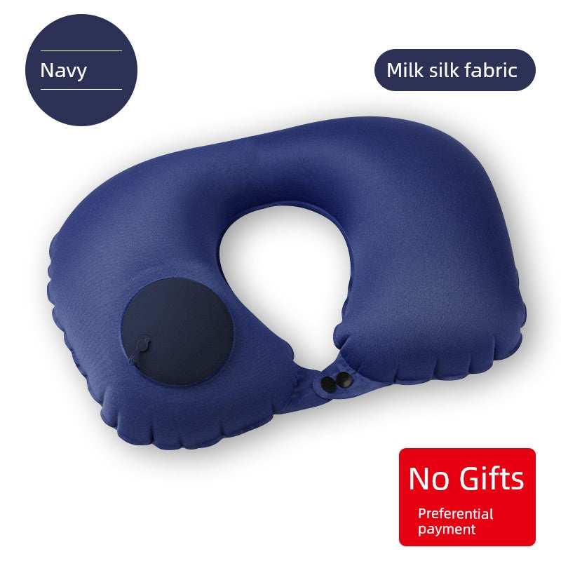 Car Press Neck Protection Travel Inflatable U Pillow