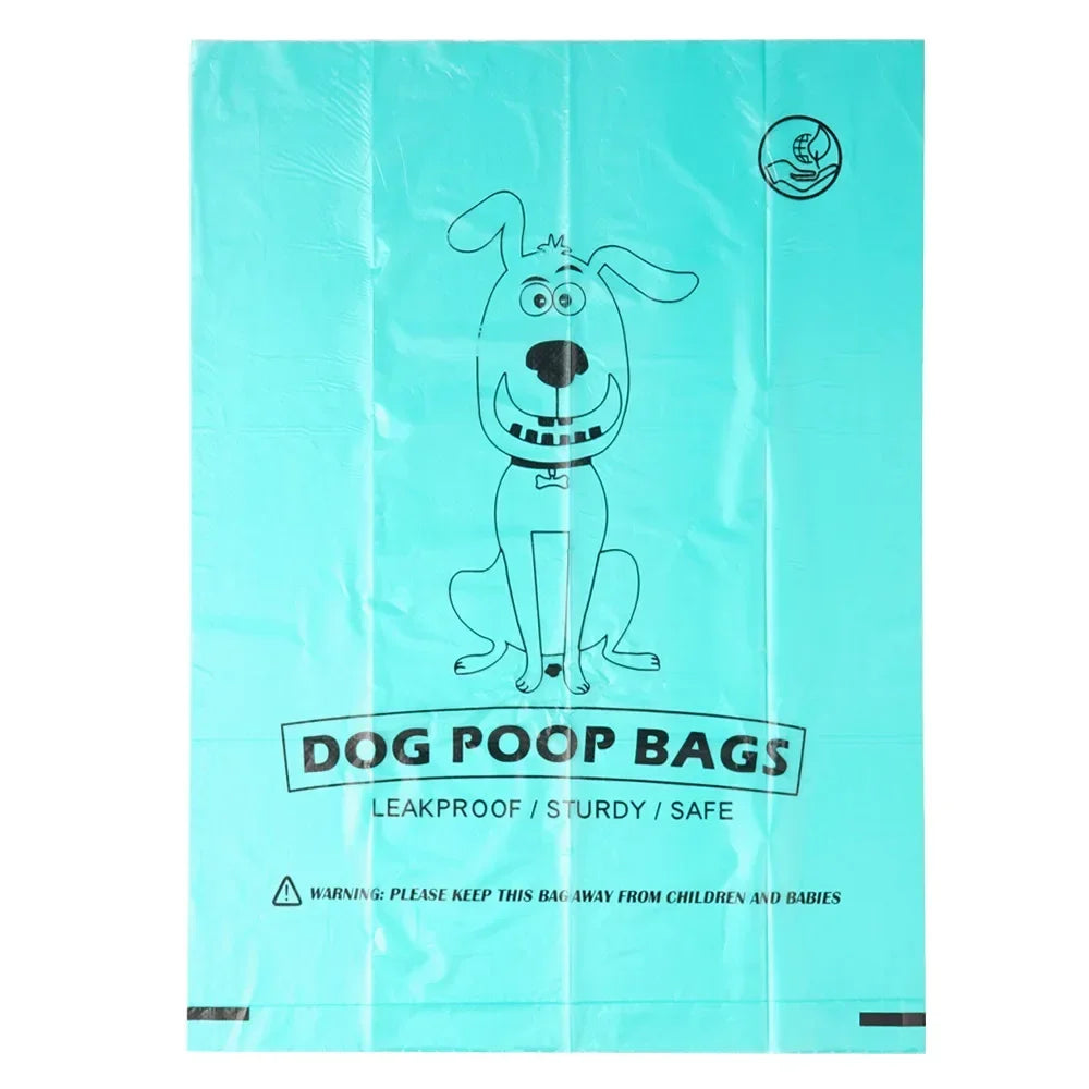 10 Rolls Biodegradable Dog Poop Bags Thickened Pet Garbage Bag Eco-Friendly Dog Waste Bags Portable Pick-Up Poop Cleaning Bag