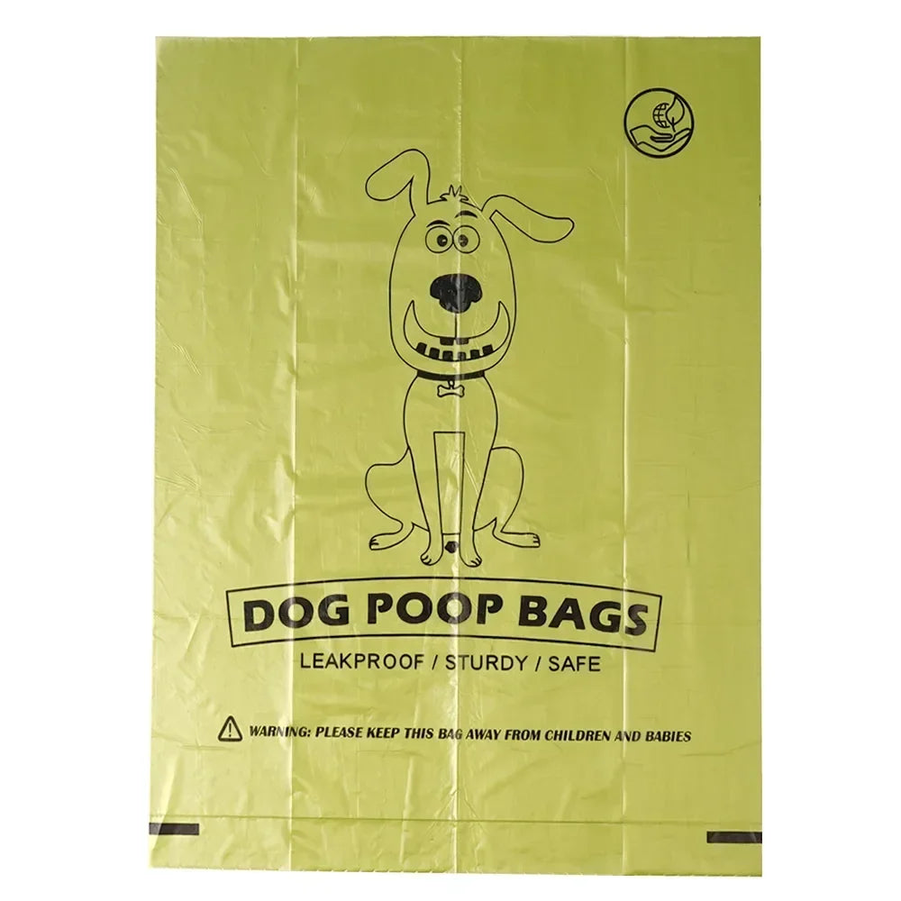 10 Rolls Biodegradable Dog Poop Bags Thickened Pet Garbage Bag Eco-Friendly Dog Waste Bags Portable Pick-Up Poop Cleaning Bag