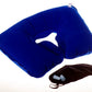 U-Shape Pillow Inflatable Blowing Neck Protection Pillow Afternoon Nap Pillow Aircraft Portable Travel Press Type Handy Gadget Travel Three Pieces